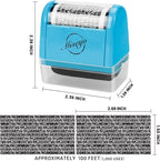 Miseyo Wide Identity Theft Protection Roller Stamp Set - Image 2