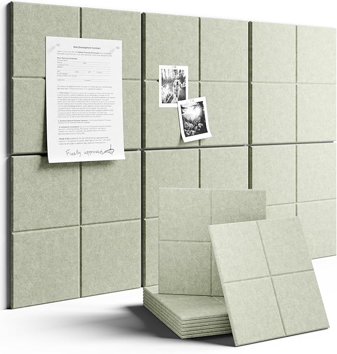 Large Felt Bulletin Board 36"x24", Cork Board Alternative by FLUXYNARA