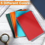 Eersida 20 Pack A5 Spiral Notebook College Ruled Spiral Notebook Bulk 5.5 x 8.3 - Image 4