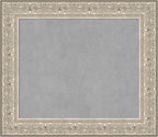 Amanti Art Silver Framed Magnetic Board 27x31 Medium Vision Board by AmantiArt