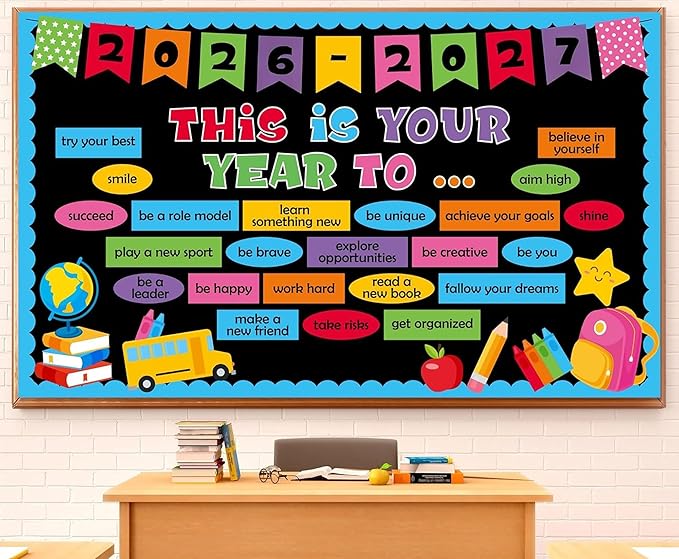This is Your Year Set Bulletin Board Becorations Classroom Decoration by Unknown