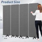 Acoustic Room Divider Privacy Panel - Image 7