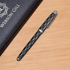Webson Gill ‘The Weaver’ Black Luxury Executive Fountain Pen, Polished Lacquer - Image 6