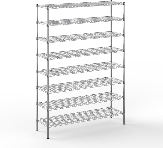 Regal Altair 18" Deep x 60" Wide x 86" Height Wire Shelving Kit | 8-Tier | NSF by Regal+Altair