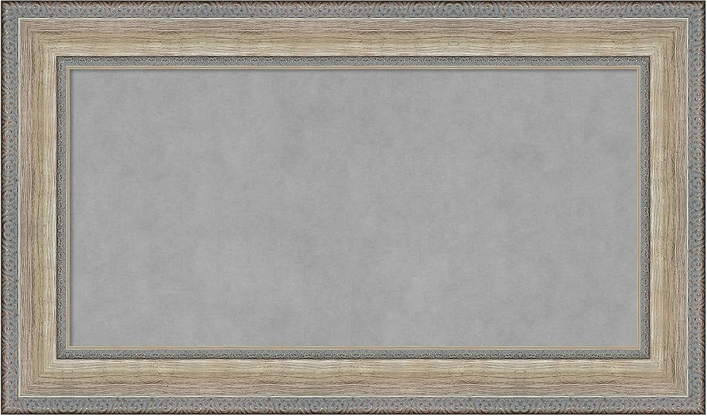 Amanti Art Silver Framed Magnetic Board 17x29 Small Vision Board