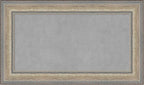 Amanti Art Silver Framed Magnetic Board 17x29 Small Vision Board