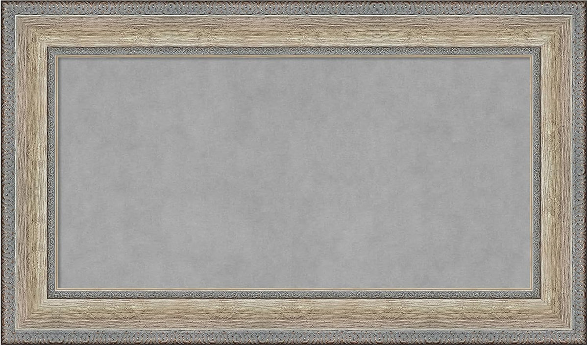 Amanti Art Silver Framed Magnetic Board 17x29 Small Vision Board