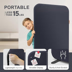 DECOLAB Standing Room Divider, Movable Space Partition Separator - Image 4