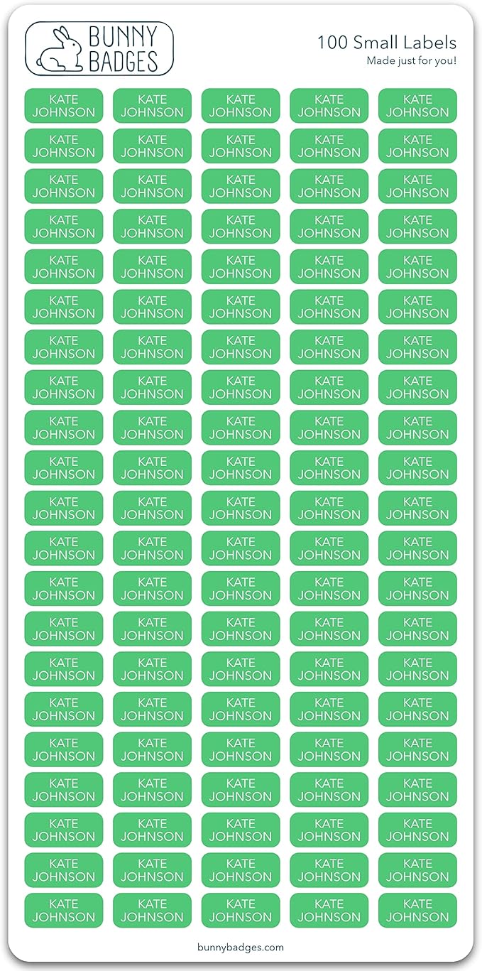 Personalized Labels Small Custom Name Stickers - Image 6