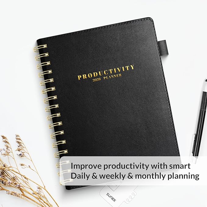 SUNEE 2026 Planner 5.9" x 8.3" – Dated Productivity Planner - Image 7