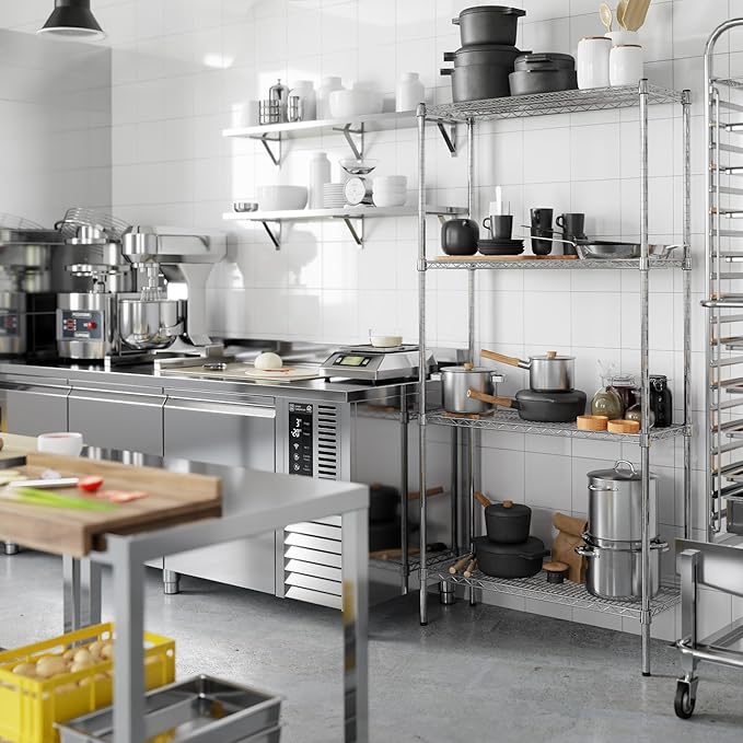 Regal Altair 14" Deep x 36" Wide x 74" Height Wire Shelving Kit | 4-Tier | NSF - Image 2