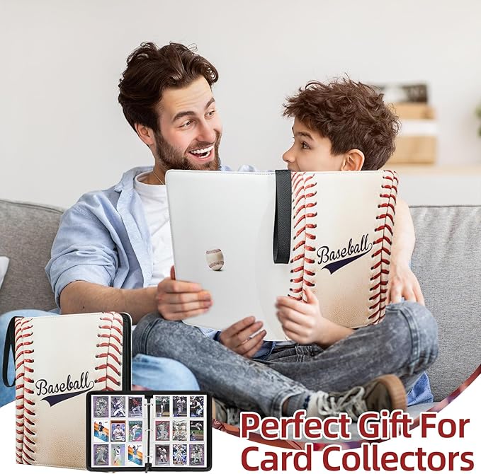 1080 Pockets Baseball Card Binder 9 Pocket, Trading Card Binder - Image 8