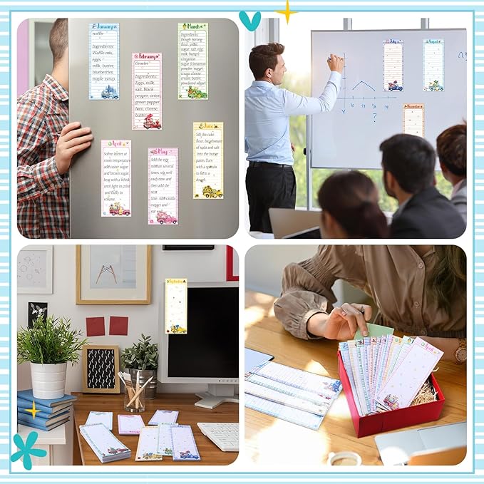 Eaasty 12 Pcs Seasonal Holiday Magnetic Notepads - Image 5