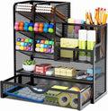 Marbrasse Mesh Pen Holder for Desk, Desk Organizers and Accessories for Office by Marbrasse