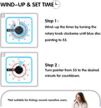 TWENTY5 SEVEN Countdown Timer 7.5 inch; 60 Minute 1 Hour Visual Timer – - Image 3