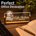 Desk Name Plate Personalized, Custom Office Light Up Name Plate - Image 3