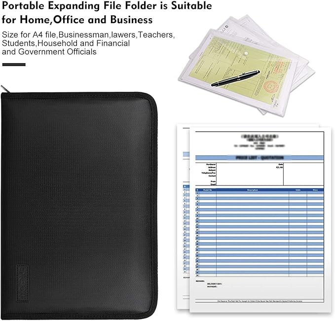 ENGPOW Fireproof Expanding File Folder - Image 3