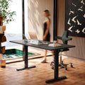 HUANUO Electric Standing Desk, 4 Memory Height Settings, Sit to Stand Up Desk