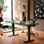 HUANUO Electric Standing Desk, 4 Memory Height Settings, Sit to Stand Up Desk - Image 2