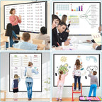 H-Qprobd 60"x48" White Board for Wall Large Magnetic Dry Erase Board - Image 7
