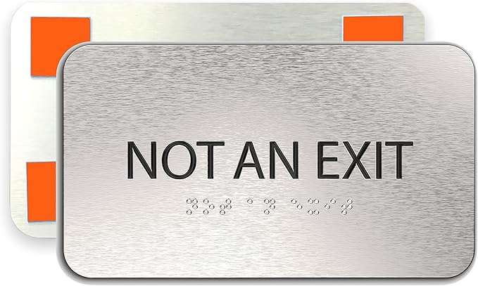 Not An Exit Sign for Business by ADASigns