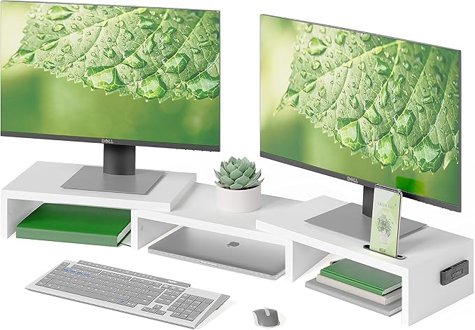 BONTEC Dual Monitor Stand Riser by BONTEC