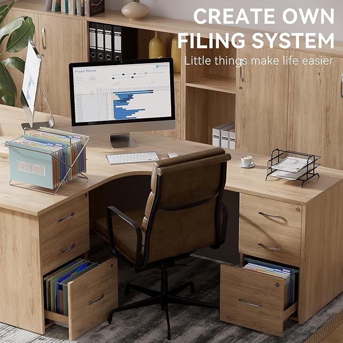 ThinkTex Plastic Expanding Hanging File Folders, 7 Innovative 1.2" Accordion - Image 6