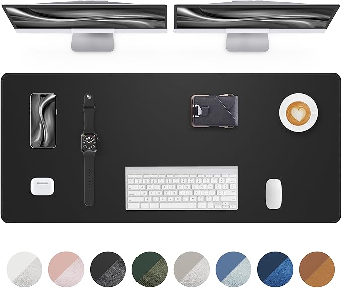 Leather Desk Pad Protector by AFIING