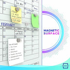 Glass Whiteboard Calendar 34x46” Quarterly Planner White Board Dry Erase Board - Image 6
