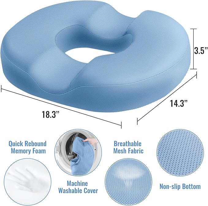 CloudBliss Donut Pillow Seat Cushion Chair Pad - Image 2
