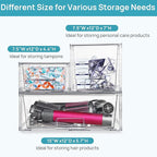 Vtopmart Clear Stackable Storage Drawers Set of 5, Easily Assemble Acrylic - Image 6