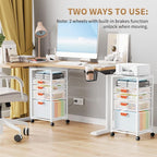 Marbrasse Rolling File Cart - Image 5