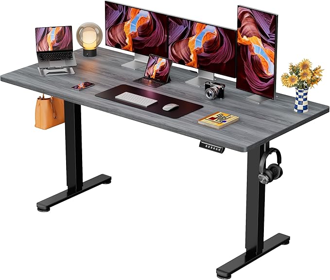 ErGear Electric 71 x 30 inch Standing Desk Workstation, Large Sit Stand up Desk by ErGear