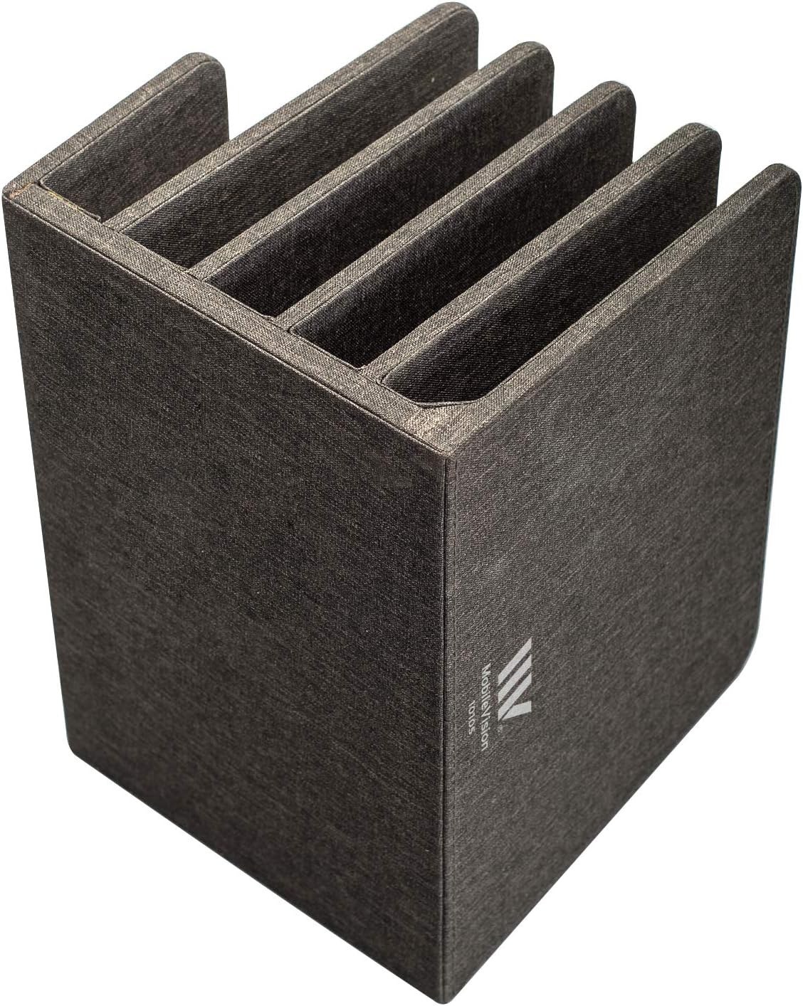 MobileVision Executive Dark Gray Desktop File Folder Organizer and Paper Tray...