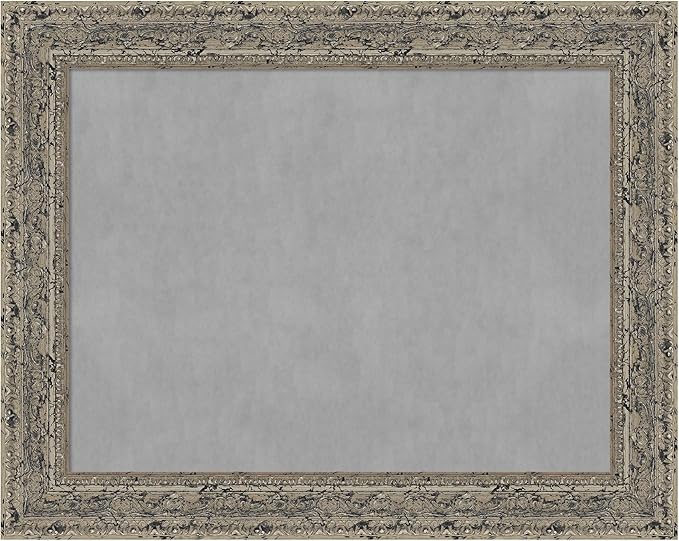 Amanti Art Silver Framed Magnetic Board 23x29 Medium Vision Board by AmantiArt