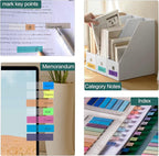 Golcellia Sticky Tabs, 70 Colors, 1400 Pieces, Repositionable Labels, Index Tabs - Image 7
