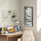 EasyPAG Wall File Organizer for Office 14 Pocket Mesh Wall Mounted Paper - Image 7