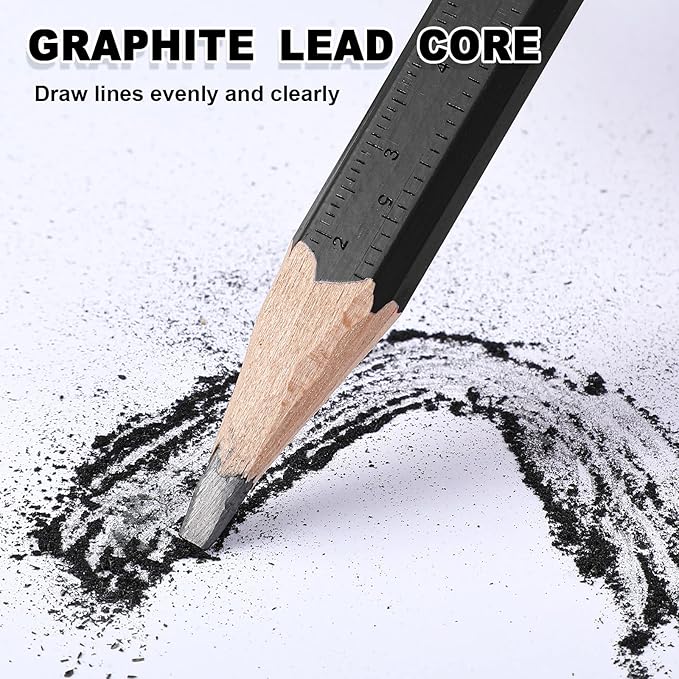 Honoson 200 Pcs Flat Construction Pencils - Image 5