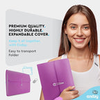 Accordion File Organizer 13 Pocket Expanding File Folder - Image 2