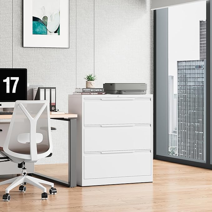 Bestoo 3-Drawer File Cabinet - Image 2
