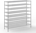 Regal Altair 24" Deep x 72" Wide x 74" Height Wire Shelving Kit | 8-Tier | NSF by Regal+Altair