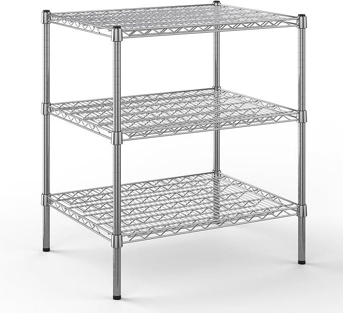 Regal Altair 24" Deep x 30" Wide x 34" Height Wire Shelving Kit | 3-Tier | NSF by Regal+Altair