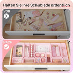 Vtopmart 25 PCS Plastic Drawer Organizers Set, 4-Size Versatile Bathroom and - Image 3