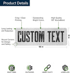 Custom Sign, Custom Street Sign, 11 Font Colors, 13 Font Styles, 4 Hole Options - Image 6