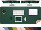 Leather Desk pad Protector, Large Desk mat by AFIING