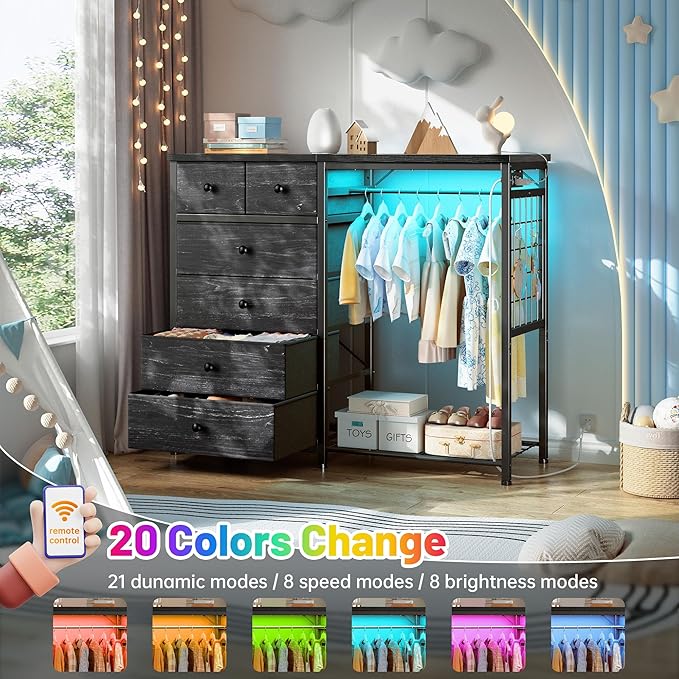 EnHomee 49.2" W Dresser for Bedroom - Image 4