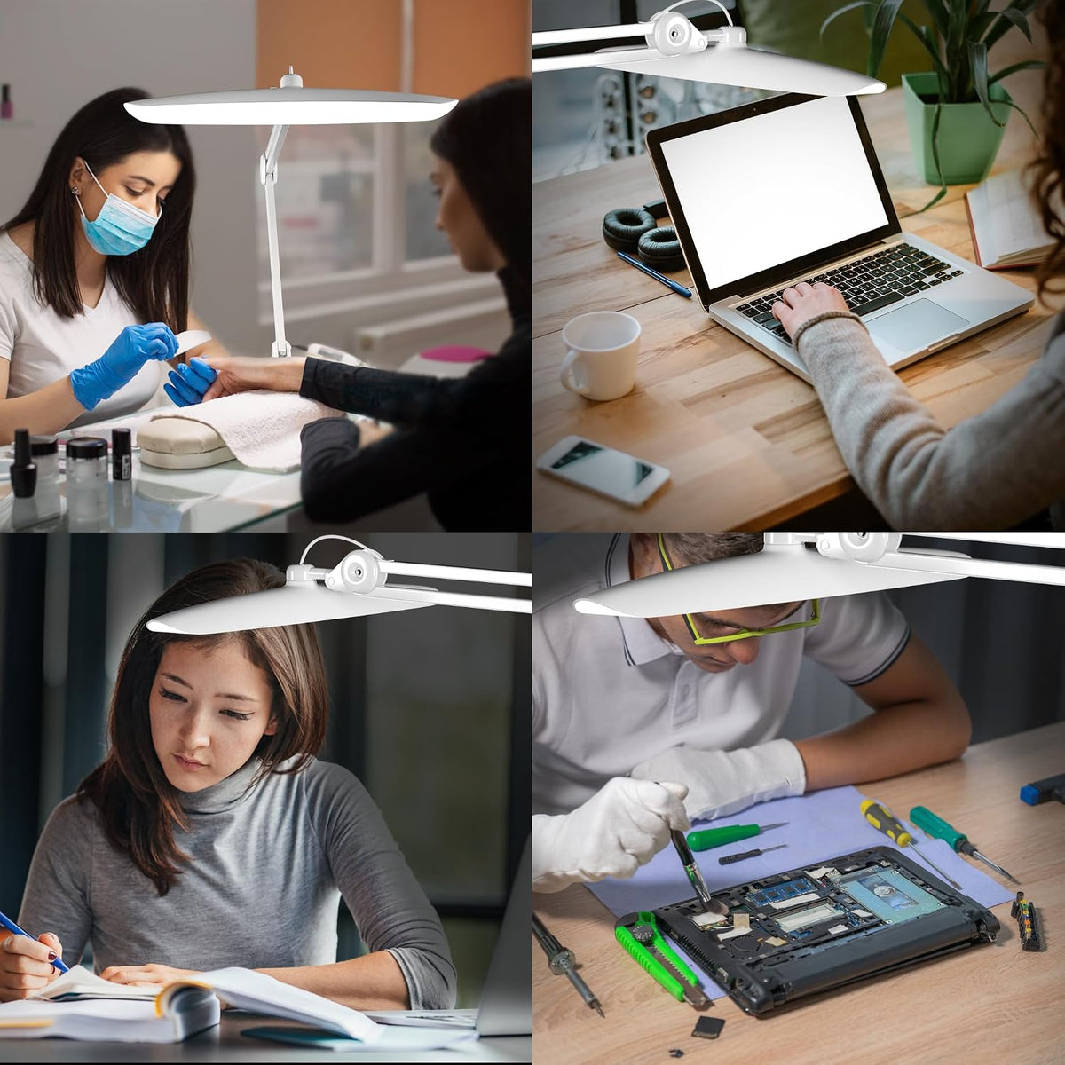 3000 Lumens Adjustable LED Desk Lamp & Task Lamp - Bright, Dimmable Light...