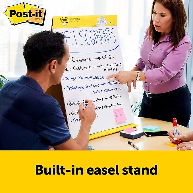 Post-it Super Sticky Portable Tabletop Easel Pad, 20x23 Inches, 20 Sheets - Image 3