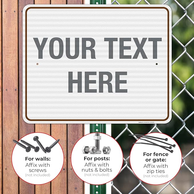 Custom Sign, Personalized Metal Signs, Customize - Image 4