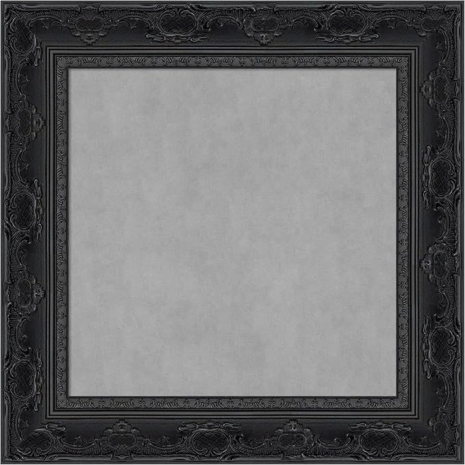 Amanti Art Black Framed Magnetic Board 16x16 X-Small Vision Board by AmantiArt